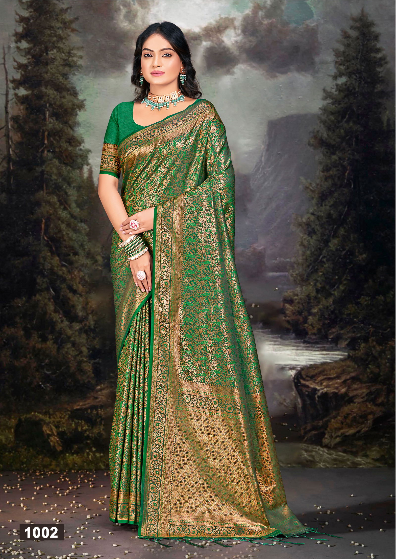 Rajwadi Vol 06 By Bunawat Banarasi Silk Wedding Wear Saree Wholesale Online

